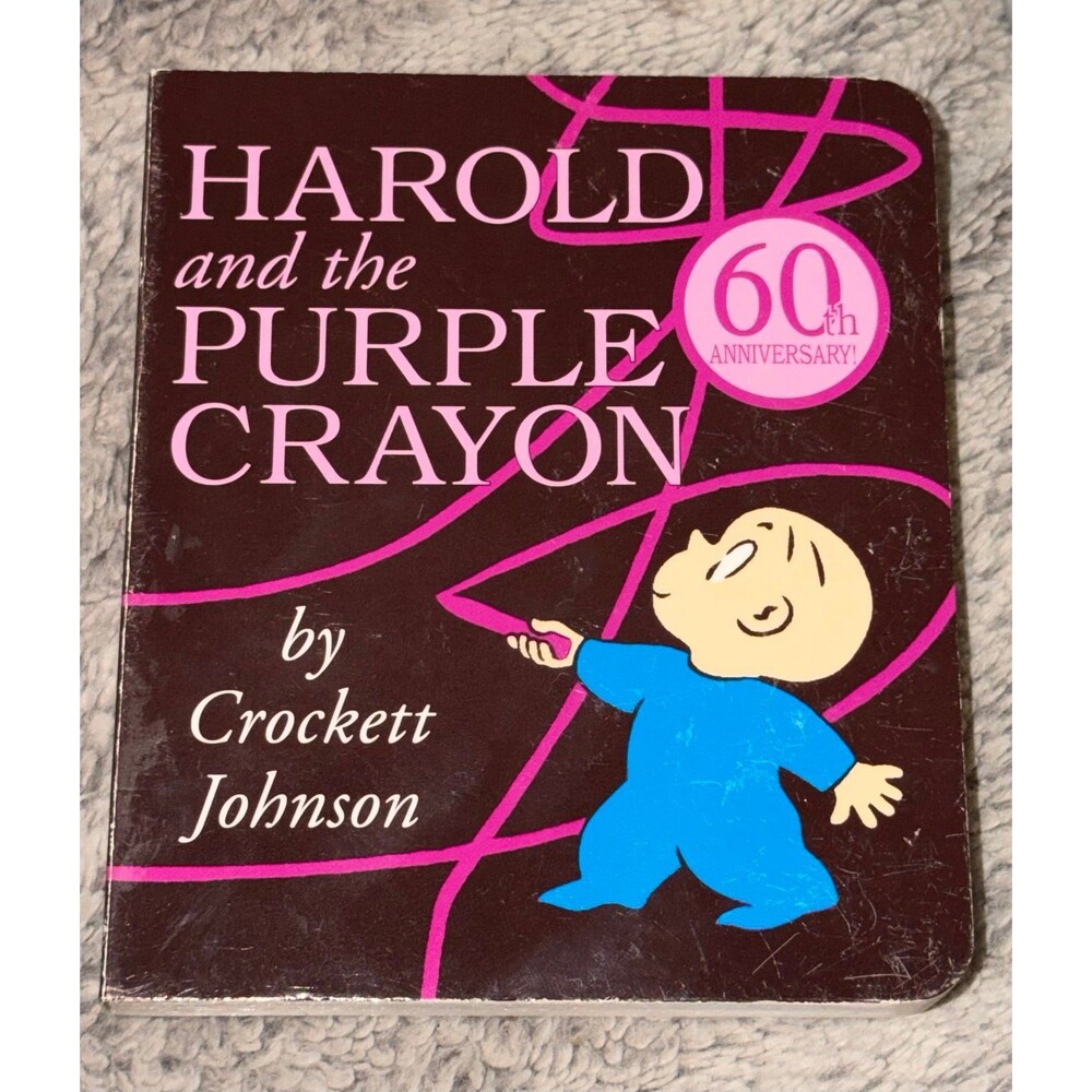 60th Anniversary Edition "Harold and the Purple Crayon" by Crockett Johnson Book